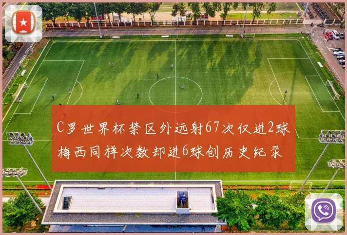 C罗世界杯禁区外远射67次仅进2球梅西同样次数却进6球创历史纪录